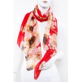 Soft Silk Printed Scarf A20 - 10 per pack - $2.40 ea